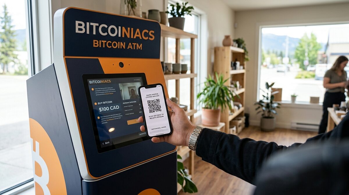 Buy Bitcoin in Whitehorse at a BITCOINIACS Bitcoin ATM