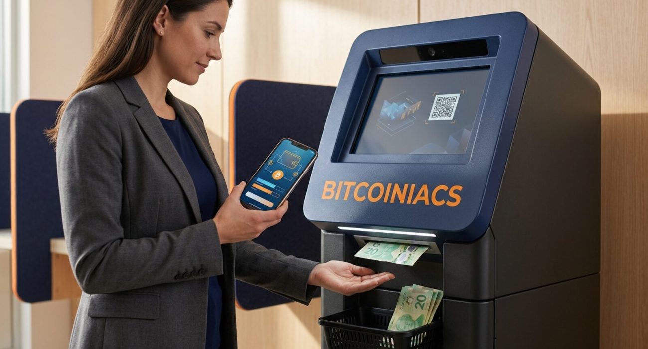 How to sell Bitcoin for cash in Canada at a BITCOINIACS Bitcoin ATM