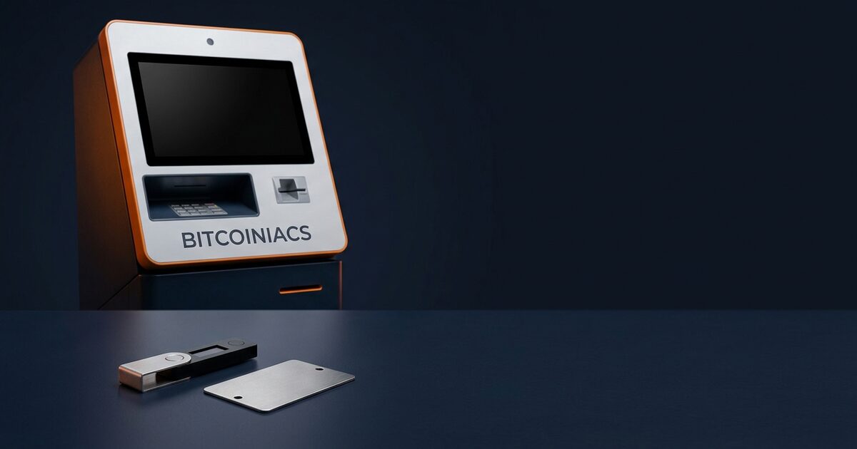 Bitcoin seed phrase security with a BITCOINIACS Bitcoin ATM