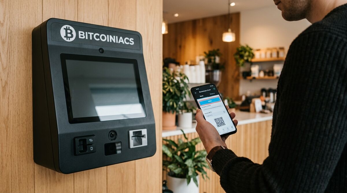 Send Bitcoin From Canada at a Bitcoiniacs ATM