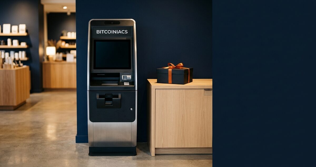 How to Gift Bitcoin in Canada using a BITCOINIACS Bitcoin ATM