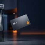 Bitcoin debit card in Canada used alongside a BITCOINIACS Bitcoin ATM