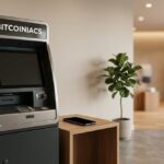 Bitcoin wallet recovery in Canada shown with a Bitcoiniacs Bitcoin ATM for restoring wallet access